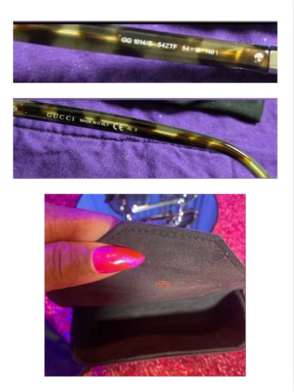 GUCCI Havanna Sunglasses, NWOT - Picture 15 of 16